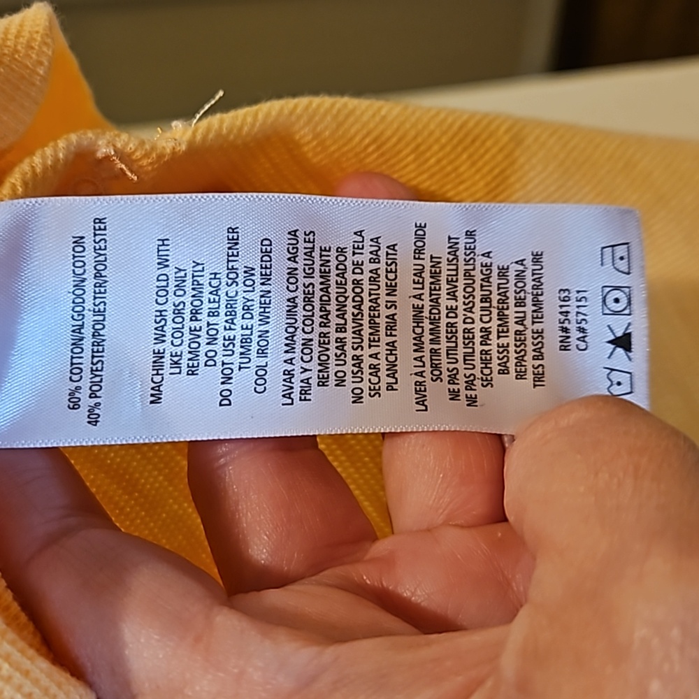 Calvin Klein Performance Light Yellow Zipper Swea… - image 8